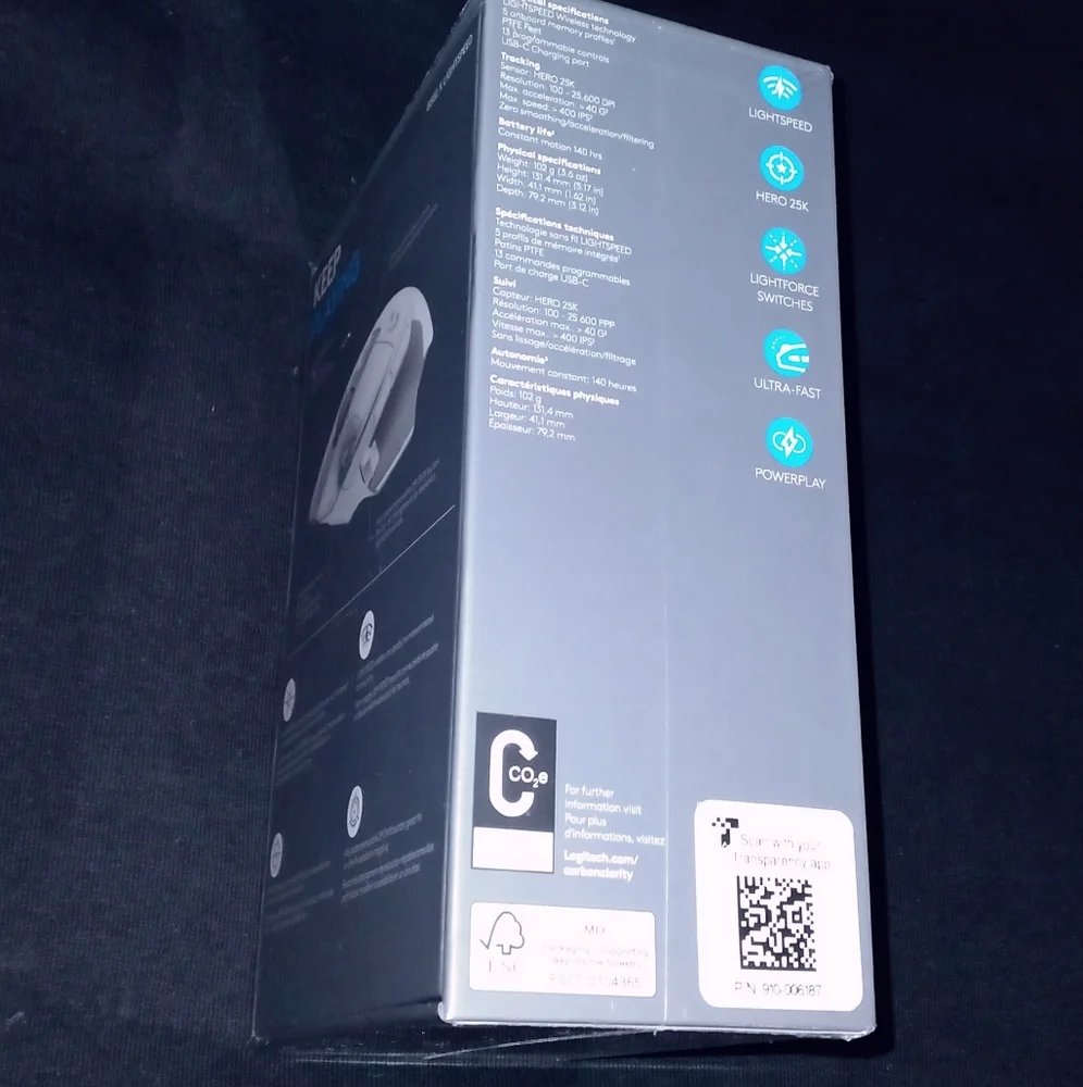 Logitech G 502 X Wireless Lightspeed Gaming Mouse